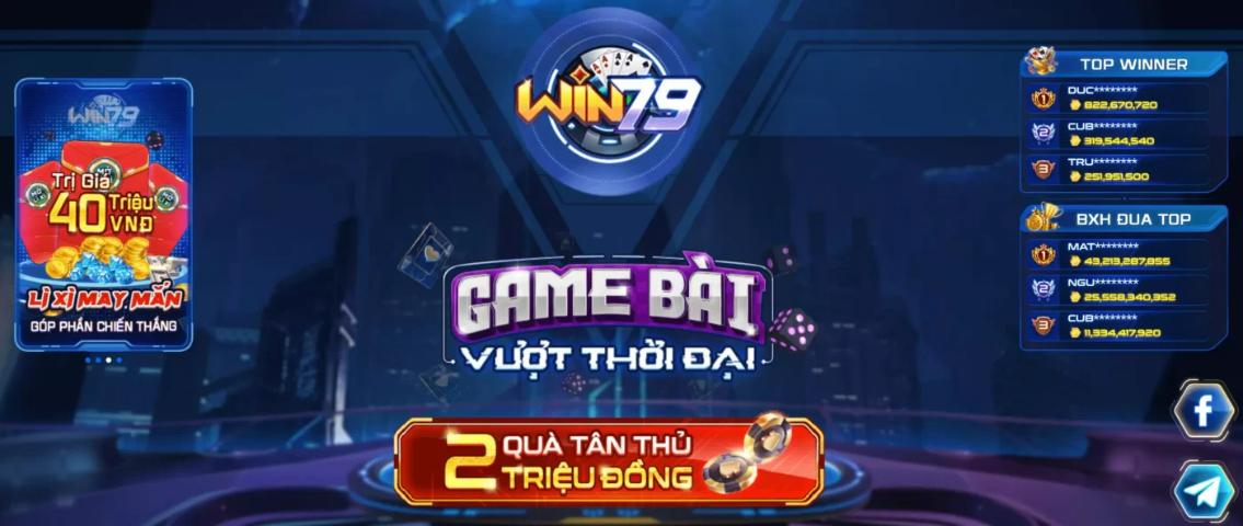 Truy cập ngay link tải game win79.